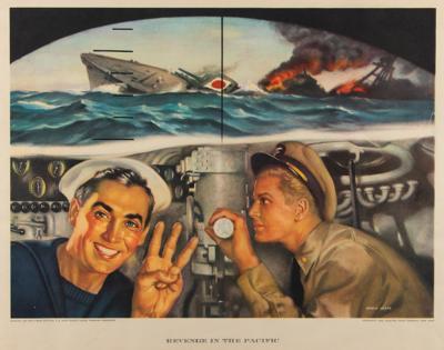 Lot #372 World War II 'Revenge in the Pacific' Print (1943) - Image 1