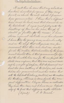 Lot #325 Jefferson Davis Signed Free Frank - Image 1