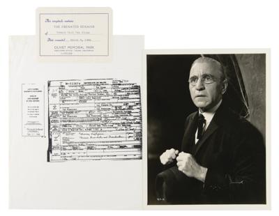 Lot #739 Edward Van Sloan Archive of (11) Autograph Letters Signed - Image 2