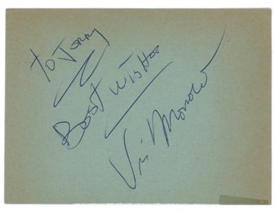 Lot #863 Vic Morrow Signature