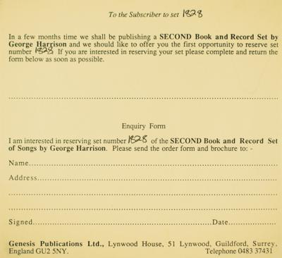 Lot #550 Beatles: George Harrison Signed Book - Image 5