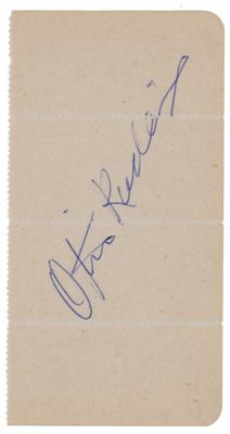 Lot #673 Otis Redding Signature - Image 1