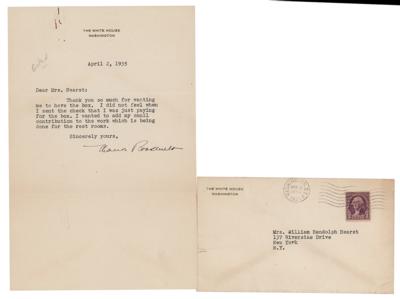 Lot #68 Eleanor Roosevelt Typed Letter Signed
