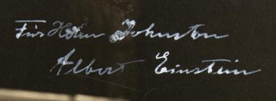 Lot #123 Albert Einstein Signed Photograph - Image 2