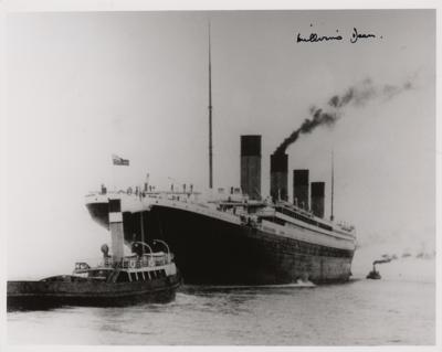 Lot #307 Titanic: Millvina Dean Signed Photograph