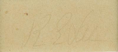 Lot #352 Robert E. Lee Signature - Image 2
