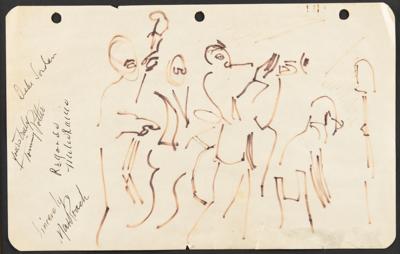 Lot #542 Charlie Parker Quintet Signatures - Image 2