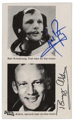 Lot #378 Apollo 11: Armstrong and Aldrin Signed Photograph