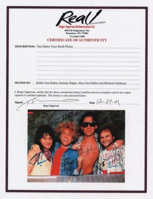 Lot #569 Van Halen Signed Poster - Image 2