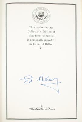 Lot #217 Edmund Hillary Signed Book - Image 2