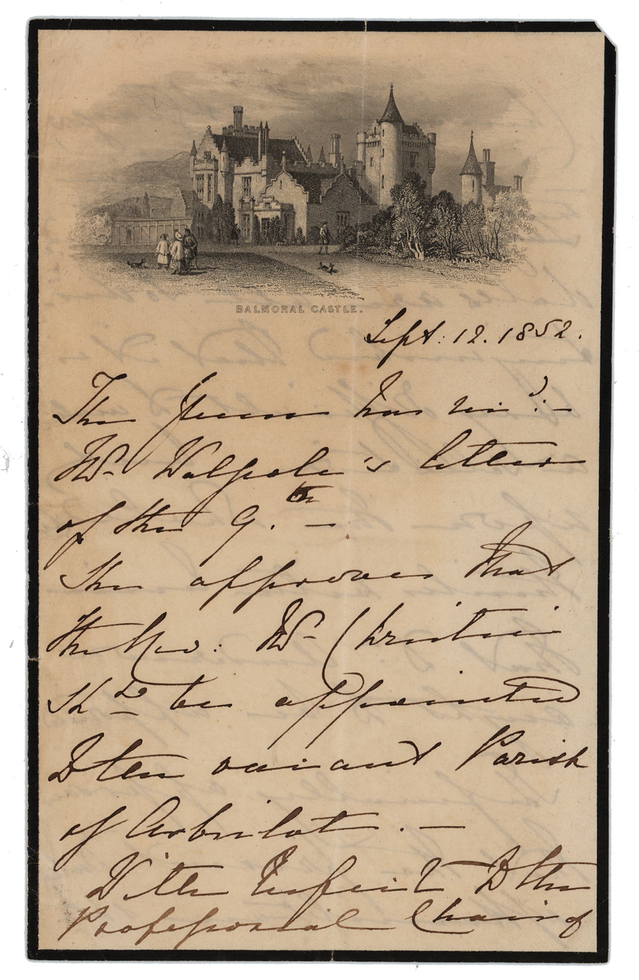 Lot #292 Queen Victoria Autograph Letter Signed