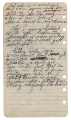 Lot #731 Marilyn Monroe Handwritten Letter - Image 2