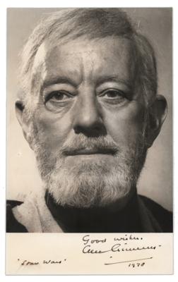 Lot #895 Star Wars: Alec Guinness Signed Photograph - Image 1