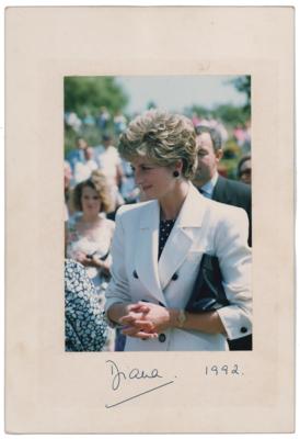Lot #153 Princess Diana Signed Photograph - Image 1