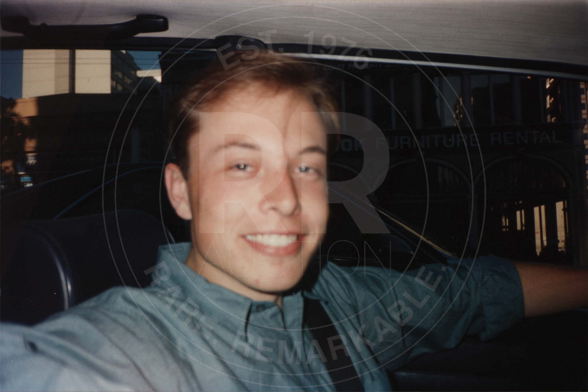 Lot #100 Elon Musk Original Photograph (1995)