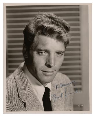 Lot #839 Burt Lancaster Signed Photograph