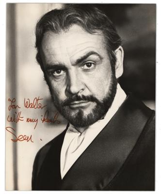 Lot #783 Sean Connery Signed Photograph