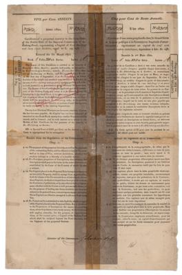 Lot #112 Nathan Mayer Rothschild Document Signed - Image 2