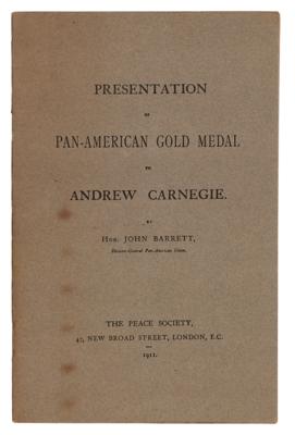 Lot #181 Andrew Carnegie Signed Program