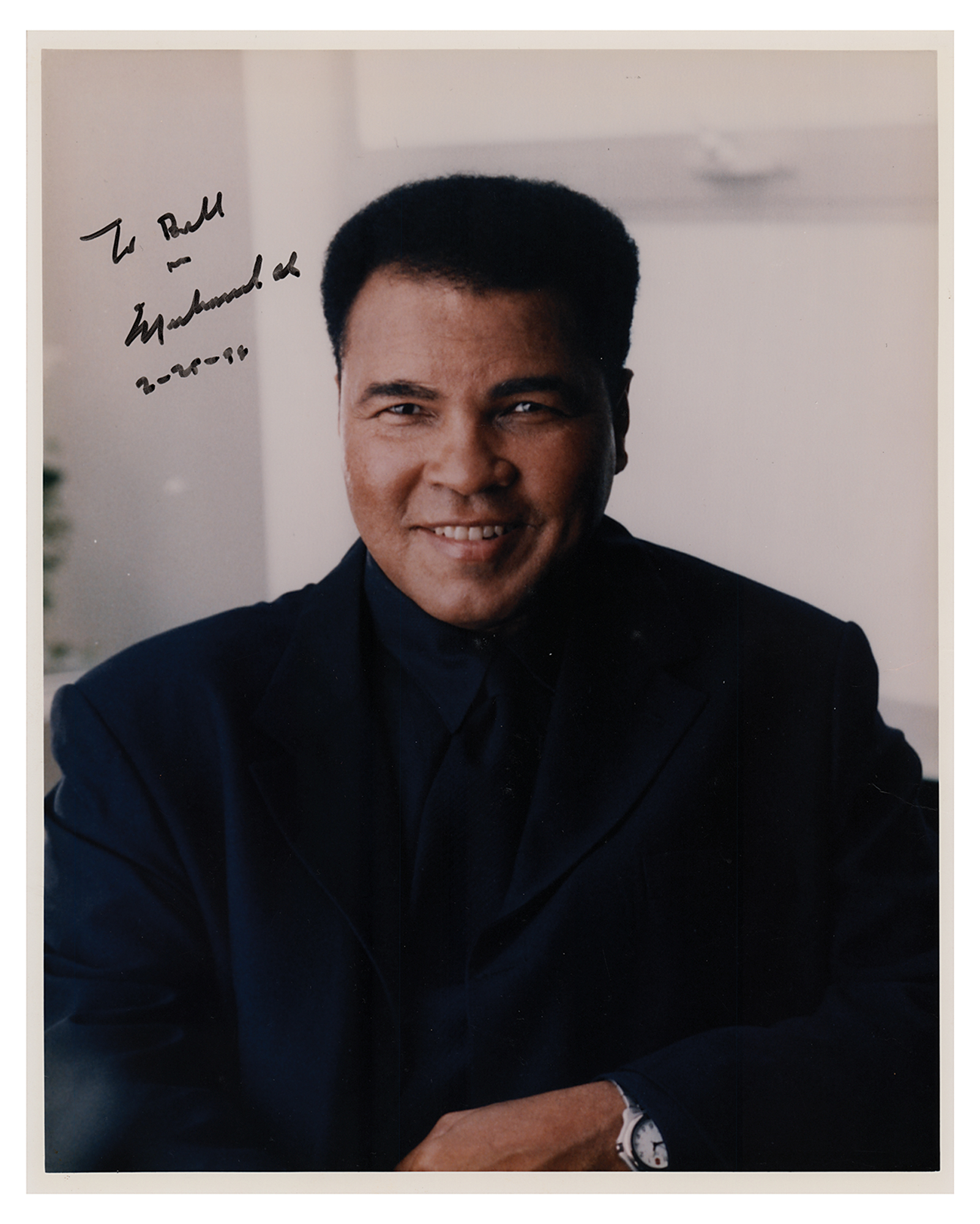 Lot #933 Muhammad Ali Signed Photograph