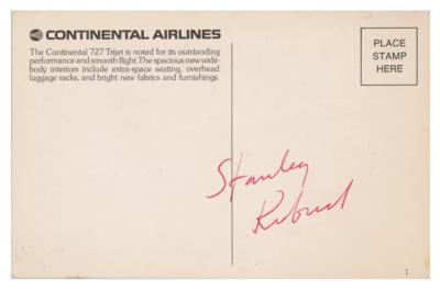 Lot #837 Stanley Kubrick Signature