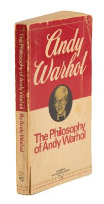 Lot #409 Andy Warhol Signed Book with Sketch - Image 3