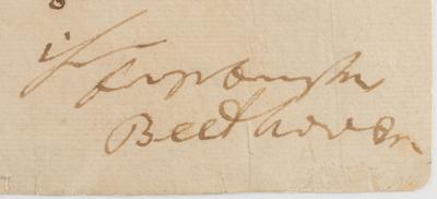 Lot #530 Ludwig van Beethoven Autograph Letter Signed - Image 2