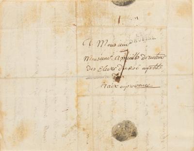 Lot #328 Napoleon Autograph Letter Signed - Image 3