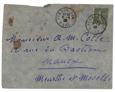 Lot #405 Claude Monet Autograph Letter Signed - Image 3