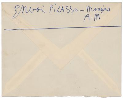 Lot #407 Pablo Picasso Signed Envelope - Image 2
