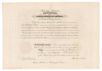Lot #5 Abraham Lincoln Document Signed as