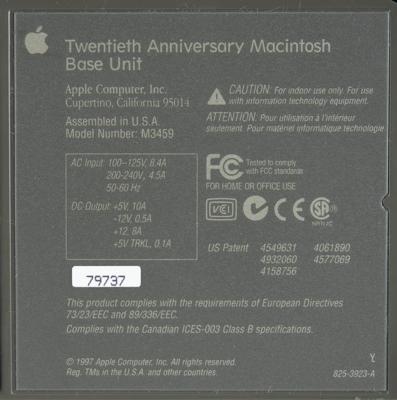 Lot #5049 Apple Twentieth Anniversary Macintosh (TAM) - Image 3
