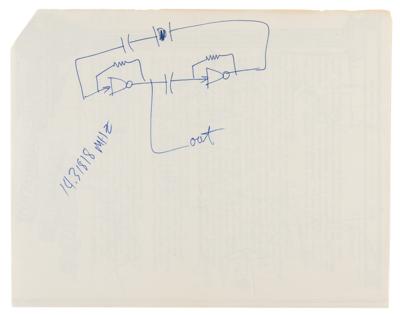 Lot #5007 Steve Jobs: 1975 CICO Document with Annotations - Image 4