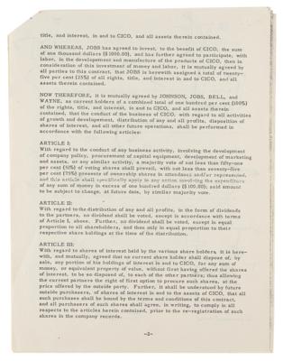 Lot #5007 Steve Jobs: 1975 CICO Document with Annotations - Image 5