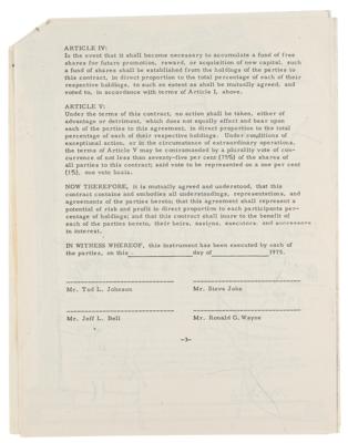Lot #5007 Steve Jobs: 1975 CICO Document with Annotations - Image 6