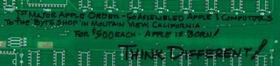 Lot #5034 Ronald Wayne Signed Apple-1 Replica Board - Image 3