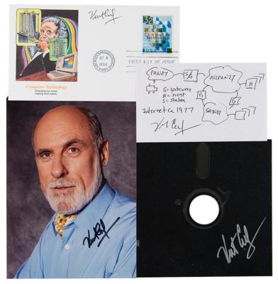 Lot #5072 Vint Cerf (4) Signed Items - Image 1