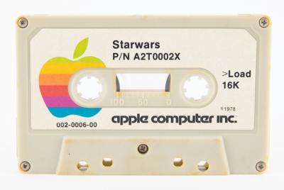 Lot #5011 Apple-Produced 1978 Star Wars/Star Trek Game Cassette