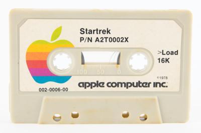 Lot #5011 Apple-Produced 1978 Star Wars/Star Trek Game Cassette - Image 2