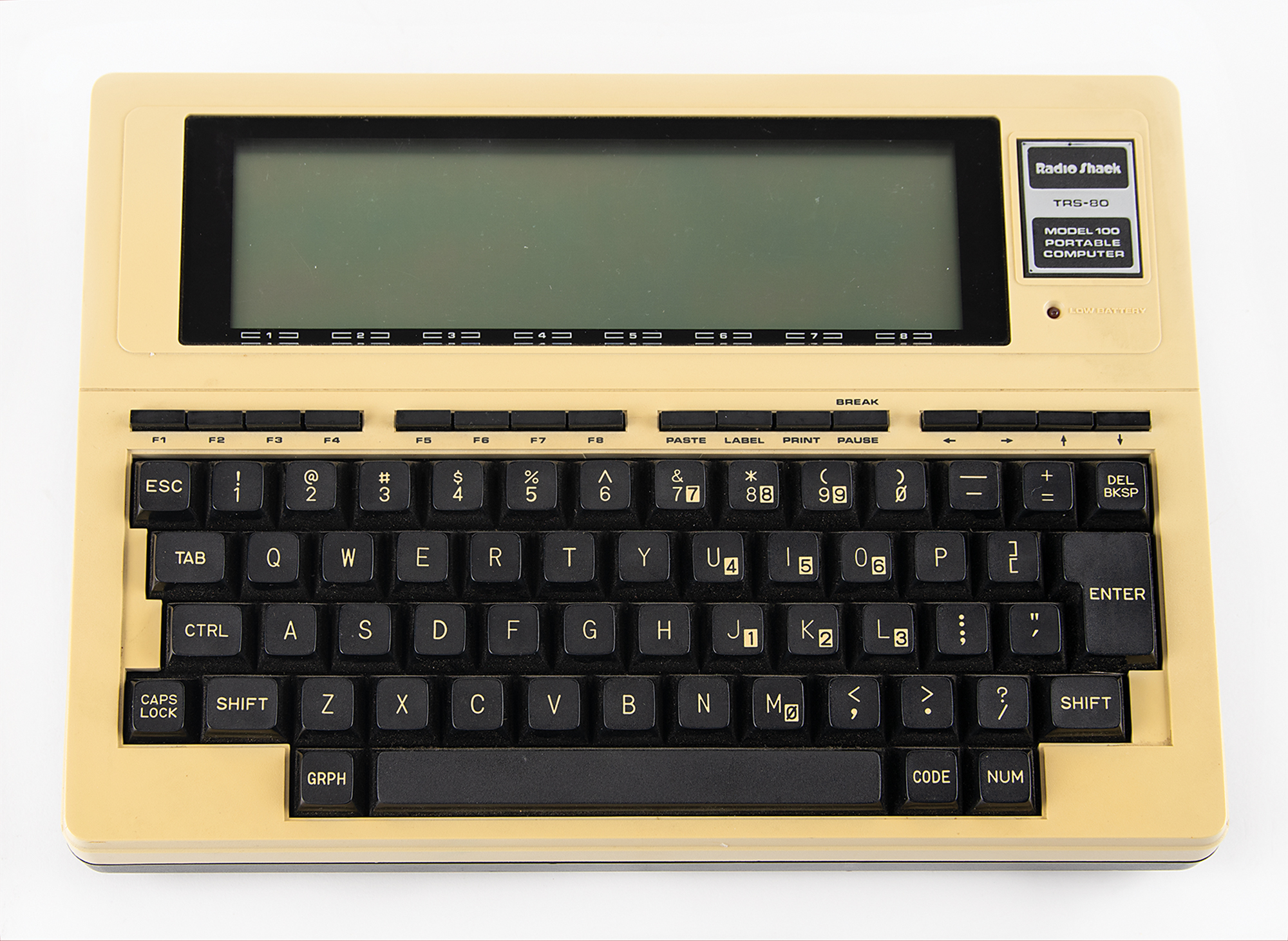 Lot #5053 Bill Gates Personally-Used TRS-80 Model 100 Computer with Autograph Note Signed