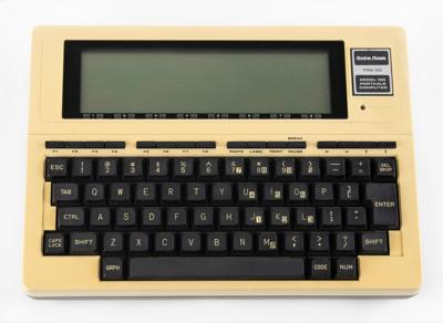 Lot #5053 Bill Gates Personally-Used TRS-80 Model 100 Computer with Autograph Note Signed