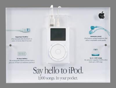 Lot #5045 Apple iPod (First Generation) Demonstration Display