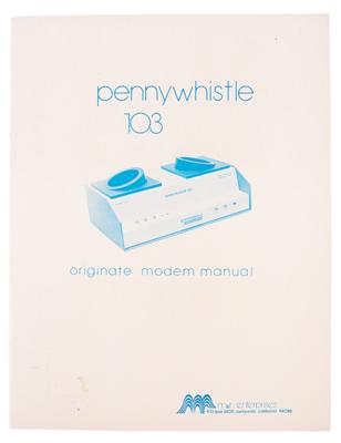 Lot #5000 Lee Felsenstein's Pennywhistle 103 Modem Kit - Image 6