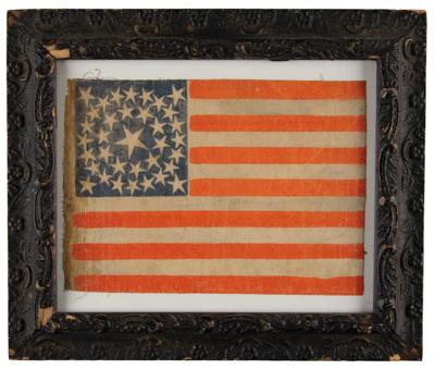 Lot #81 American Parade Flag, 35-Star (West Virginia Statehood) 1863-1865