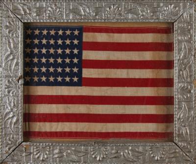 Lot #82 American Parade Flag, 42-Star (Washington Statehood) 1889-1890