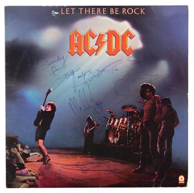 Lot #434 AC/DC Signed Album
