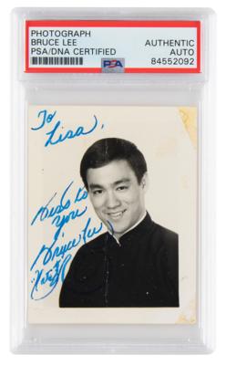 Lot #520 Bruce Lee Signed Photograph