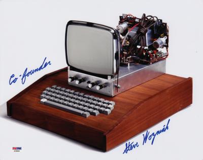 Lot #146 Apple: Steve Wozniak Signed Photograph