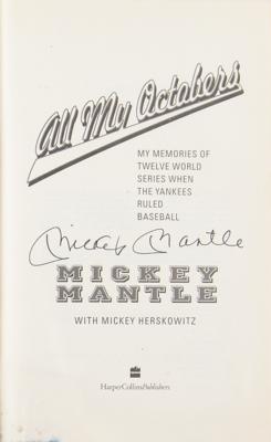 Lot #648 Mickey Mantle Signed Book - Image 2
