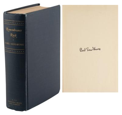 Lot #410 Carl Sandburg Signed Book - Image 1